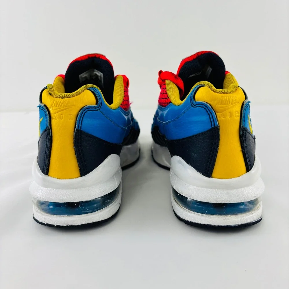 Nike Air Max 95‎ GS Big Kids Size 7Y Crimson Blue Athletic Shoes AV2289-600
